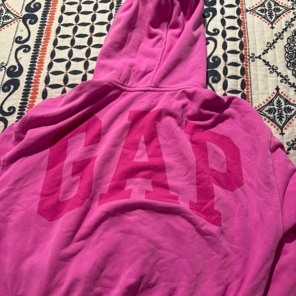 GAP Pink Cropped Hoodie - Picture 4 of 4